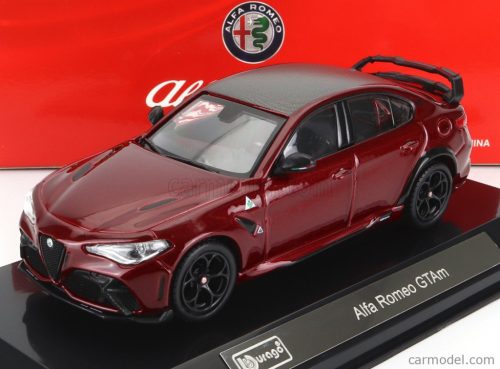 ALFA ROMEO  GIULIA GTAm 2020 - WITH HARD SHOWCASE - EXCLUSIVE CARMODEL  ROSSO GTA - RED MET