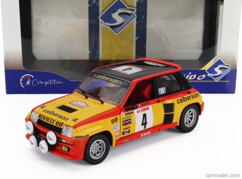 RENAULT  R5 TURBO (night version) N 4 TOUR DE CORSE 1980 JEAN RAGNOTTI - JEAN MARC ANDRIE  YELLOW RED