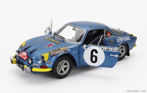 RENAULT - ALPINE A110 1600S (night version) N 6 RALLY MONTECARLO 1972 J.CANDRUET - P.PAGANI