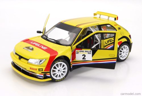 PEUGEOT  306 MAXI N 2 RALLY EIFEL FESTIVAL 2022 THIERRY NEUVILLE - A.CORNET  YELLOW BLACK RED