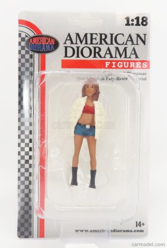 FIGURES  GIRL HIP HOP - 3  WHITE RED BLUE