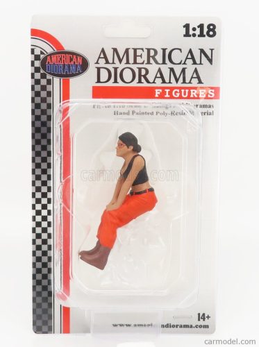 FIGURES  GIRL HIP HOP - 4  ORANGE BLACK