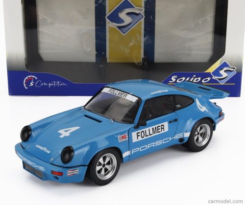 PORSCHE  911 CARRERA 3.0 RSR N 4 IROC RIVERSIDE 1974 GEORGE FOLLMER  BLUE