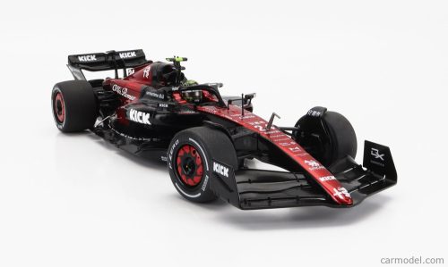 ALFA ROMEO  F1  C43 TEAM STAKE N 24 SPANISH GP 2023 GUANYU ZHOU  BLACK RED