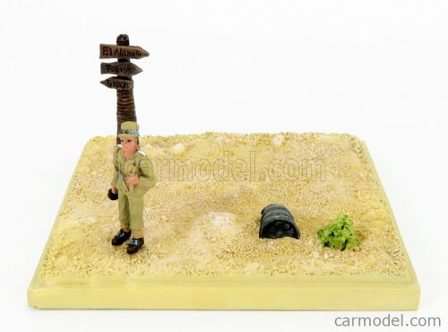 DIORAMA  SOLDATO NEL DESERTO - DESERT MAN  BEIGE