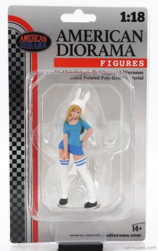 FIGURES  COSPLAY GIRL 3  2 TONE BLUE