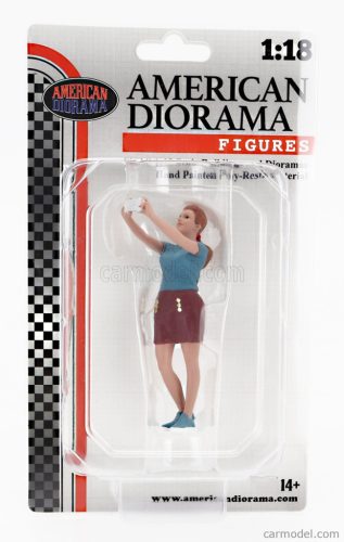 FIGURES  GIRL SELFIE  BLUE BROWN