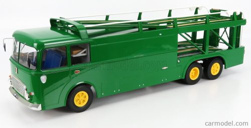 FIAT  BARTOLETTI 306/2 3-ASSI TRUCK TEAM DAVID PIPER RACING CAR TRANSPORTER 1970  GREEN