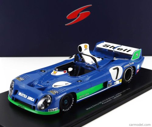 MATRA SIMCA  MS670B 3.0L V12 TEAM MATRA SPORT WINNER N 7 24h LE MANS 1974 H.PESCAROLO - G.LARROUSSE  BLUETTE GREEN WHITE