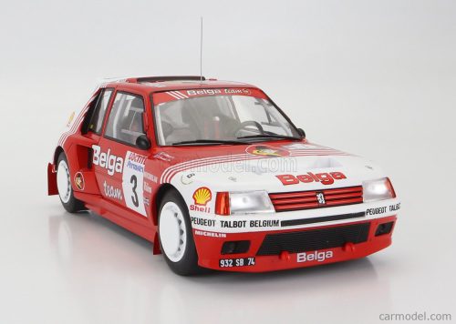 PEUGEOT  205 T16 BELGA N 3 RALLY YPRES 1985 B.DARNICHE - A.MAHE