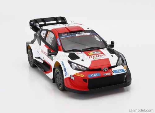 TOYOTA  YARIS GR HYBRID RALLY1 TEAM TOYOTA GAZOO RACING WRT N 17 WINNER RALLY SAFARI 2023 SEBASTIAN OGIER - VINCENT LANDAIS  WHITE RED BLACK