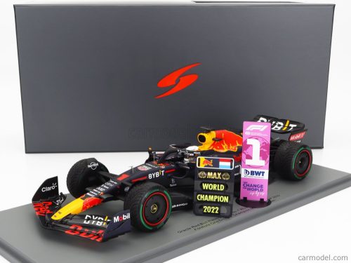 RED BULL  F1  RB18 TEAM ORACLE RED BULL RACING N 1 WINNER JAPAN GP WITH PIT BOARD WORLD CHAMPION 2022 MAX VERSTAPPEN