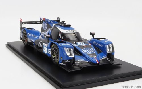 ORECA  07 GIBSON GK428 4.2L V8 TEAM IDEC SPORT N 48 WINNER HYPERPOLE LMP2 CLASS 24h LE MANS 2023 P.LOUP CHATIN - L.HORR - P.LAFARGUE  BLUE BLACK