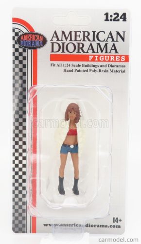 FIGURES  GIRL HIP HOP - 3  WHITE RED BLUE