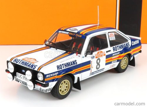 FORD ENGLAND  ESCORT MKII RS 1800 TEAM ROTHMANS N 8 3rd RALLY SANREMO 1980 H.MIKKOLA - A.HERTZ