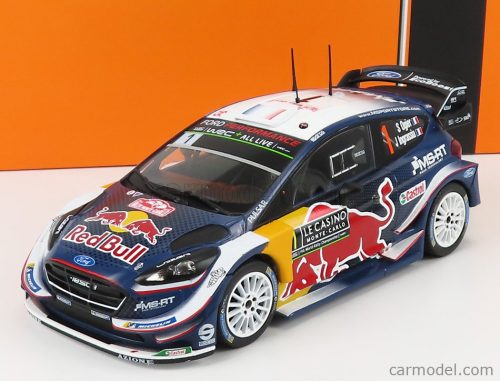 FORD ENGLAND  FIESTA WRC RED BULL N 1 WINNER RALLY MONTECARLO 2018 S.OGIER - J.INGRASSIA