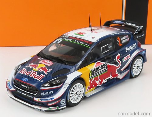 FORD ENGLAND  FIESTA WRC RED BULL N 2 RALLY MONTECARLO 2018 E.EVANS - D.BARRIT