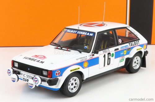 TALBOT  SUNBEAM LOTUS (night version) N 16 RALLY MONTECARLO 1981 G.FREQUELIN - J.TODT