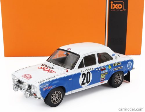 FORD ENGLAND  ESCORT MKI RS 1600 (night version) N 20 4th RALLY MONTECARLO 1973 HANNU MIKKOLA - JIM PORTER  BLUE WHITE