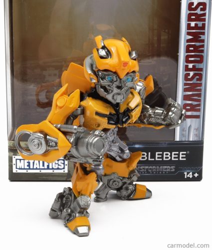 FIGURES  BUMBLEBEE TRANSFORMERS - THE LAST KNIGHT - CM. 10.5  YELLOW GREY