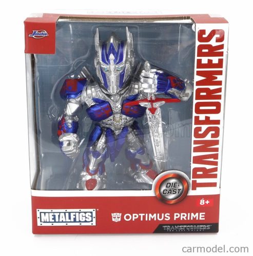 FIGURES  OPTIMUS TRANSFORMERS- CM. 10.5  BLUE SILVER