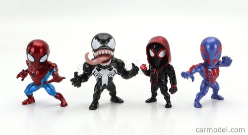 FIGURES  SET 4X AVENGERS - SPIDER MAN - MILES MORALES - SPIDERMAN 2099 - VENOM - CM. 6.0  VARIOUS