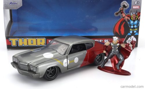 CHEVROLET  CHEVELLE SS 1970 WITH THOR FIGURE  GREY RED