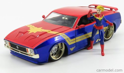 FORD USA  MUSTANG MACH I 1973 WITH CAPTAIN MARVEL FIGURE