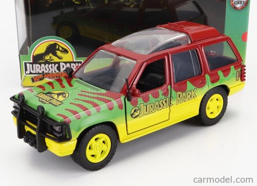 FORD USA  EXPLORER JURASSIC PARK 1995  RED GREEN YELLOW