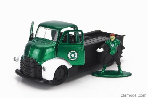 CHEVROLET  COE TRUCK WITH GREEN LANTERN FIGURE 1952  GREEN BLACK