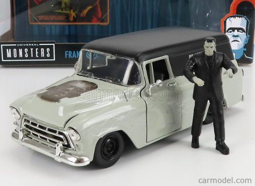 CHEVROLET  SUBURBAN WITH FRANKENSTEIN FIGURE 1957