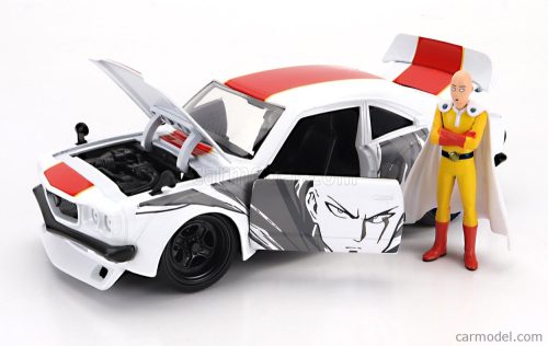 MAZDA  RX-3 WITH ONE PUNCH SAITAMA FIGURE 1974  WHITE RED YELLOW