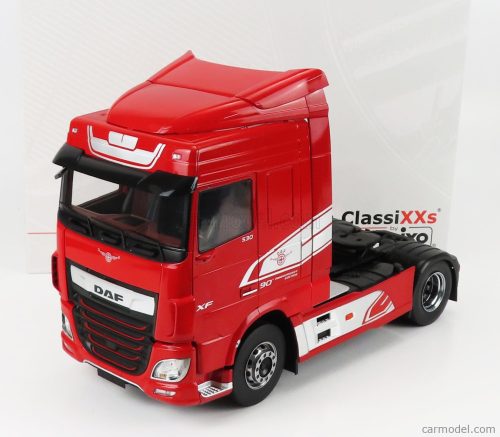 DAF XF SPACE CAB TRACTOR TRUCK 2-ASSI 2018 | RED WHITE