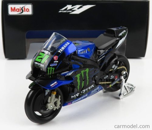 YAMAHA  YZR-M1 TEAM YAMAHA MONSTER ENERGY N 21 MOTOGP SEASON 2022 FRANCO MORBIDELLI  BLUE