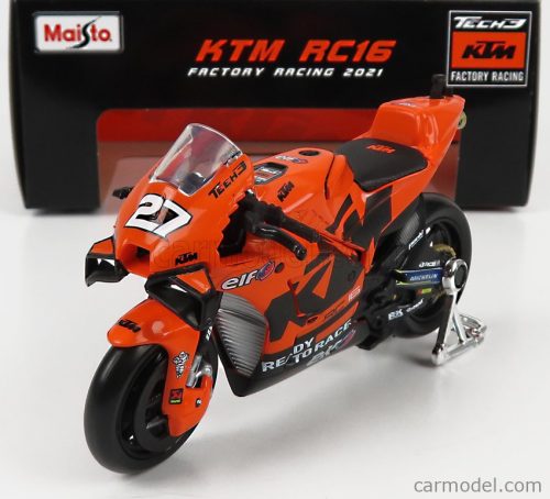 KTM  RC16 TECH3 KTM FACTORY RACING TEAM N 27 MOTOGP 2021 IKER LECUONA  ORANGE BLACK