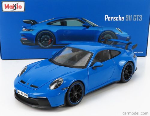 PORSCHE  911 992 GT3 COUPE 2022 - BLACK WHEELS  BLUE