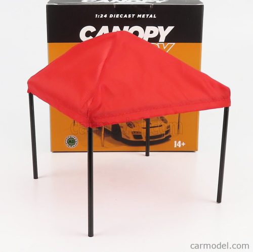 ACCESSORIES  CANOPY SET WITH FRAME AND COVER  RED BLACK