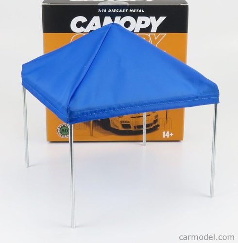 ACCESSORIES  CANOPY SET WITH FRAME AND COVER  CHROME BLUE