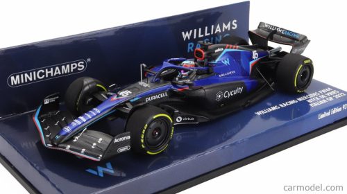 WILLIAMS  F1 FW44 TEAM WILLIAMS RACING N 45 ITALY GP 2022 NYCK DE VRIES  BLUE