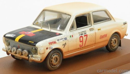 FIAT  128 N 97 RALLY ISOLA D'ELBA 1972 M.AVENOSO - P.DINUNZIO  WHITE MUD