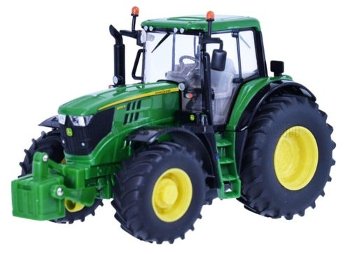 JOHN DEERE  6195M TRACTOR 2014  GREEN YELLOW