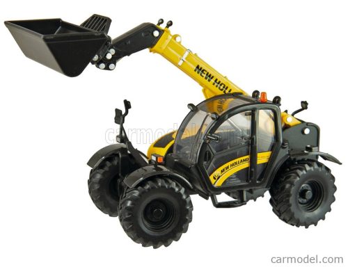 NEW HOLLAND  TH7.4Z PANORAMIC TELESCOPIC RUSPA GOMMATA TRACTOR - SCRAPER - ELEVATORE  YELLOW BLACK