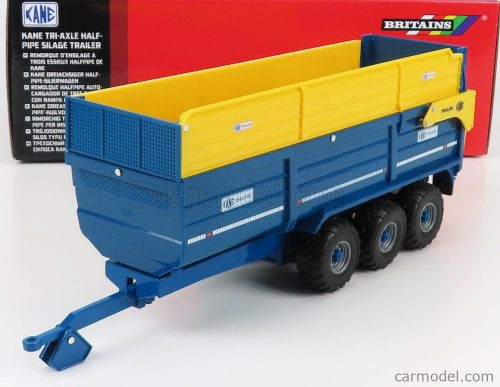 KANE  TRAILER CARRELLO CASSONE RIBALTABILE 3-ASSI  BLUE YELLOW