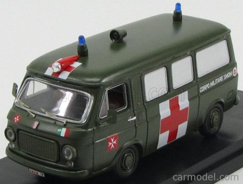 FIAT  238 MINIBUS AMBULANZA MILITARE SOVRANO ORDINE DI MALTA 1970