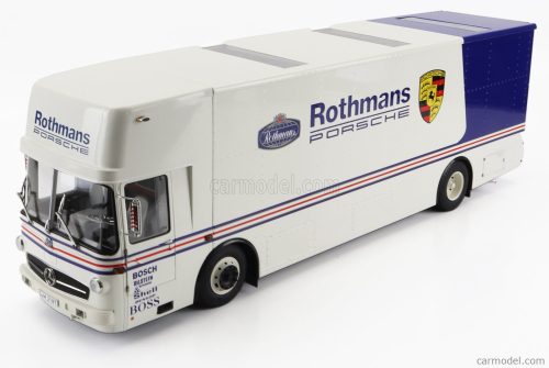 MERCEDES BENZ  O317 TRUCK CAR TRANSPORTER PORSCHE ROTHMANS 1984