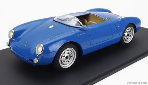 PORSCHE  550A SPIDER 1954 - CON VETRINA - WITH SHOWCASE  BLUE