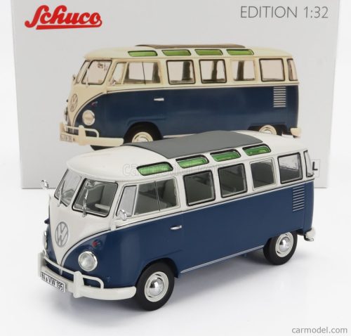 VOLKSWAGEN  T1 SAMBA MINIBUS 1962  BLUE WHITE