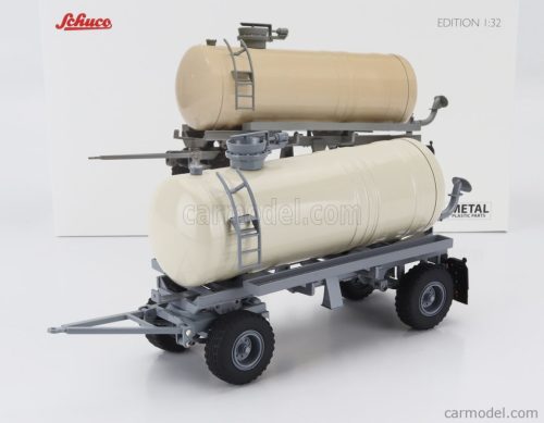 FORTSCHRITT  HW80 TANKER TRAILER FOR TRACTOR  WHITE SILVER