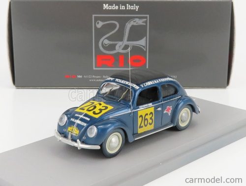 VOLKSWAGEN  BEETLE KAFER MAGGIOLINO CLOSED ROOF N 263 RALLY PANAMERICANA 1954 M.HINKE