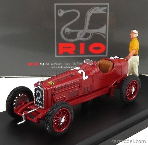 ALFA ROMEO  P3 TIPO B N 2 WINNER COPPA CITTA DI BERGAMO 1935 TAZIO NUVOLARI